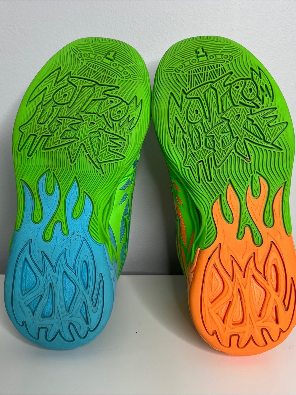Rare PUMA x LaMelo Ball MB.04 TMNT Leonardo & Michelangelo Sneakers Youth 5 - Picture 11 of 11